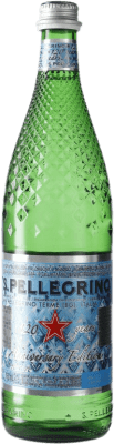 Eau Boîte de 15 unités San Pellegrino Frizzante — Pétillant, Mineral Natural — Minérale Naturelle 75 cl
