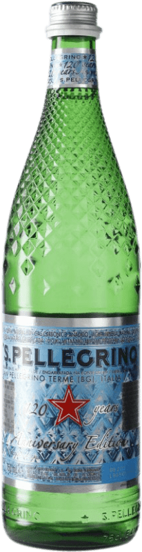 Free Shipping | 15 units box Water San Pellegrino Frizzante — Semi-Sparkling, Mineral Natural — Natural Mineral Italy 75 cl