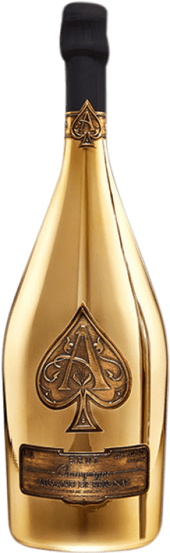 378,95 € Spedizione Gratuita | Spumante Bianco Armand de Brignac Brut Gold — Edizione Oro A.O.C. Champagne