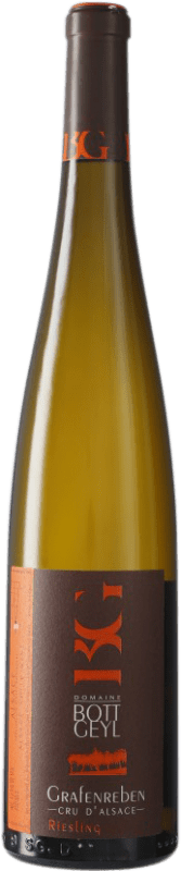 Бесплатная доставка | Белое вино Bott-Geyl Grafenreben A.O.C. Alsace Эльзас Франция Riesling 75 cl