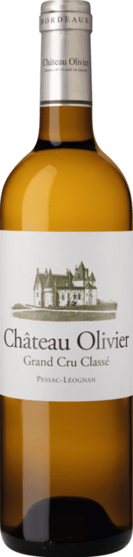 Free Shipping | White wine Château Olivier Grand Cru Classé Blanc Aged A.O.C. Pessac-Léognan Bordeaux France Sauvignon White, Sémillon, Muscadelle 75 cl