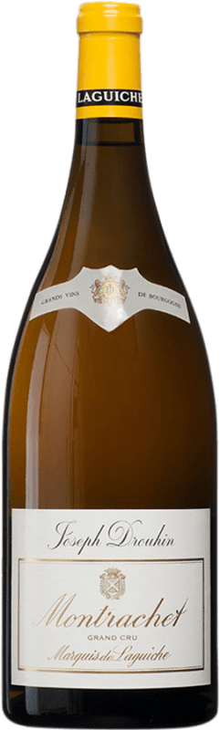 Envio grátis | Vinho branco Joseph Drouhin Grand Cru Marquis de Laguiche A.O.C. Montrachet Borgonha França Chardonnay Garrafa Magnum 1,5 L