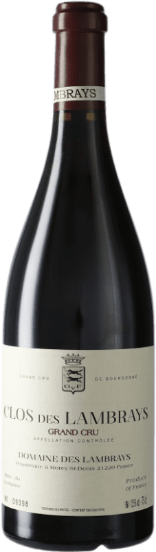 Envoi gratuit | Vin rouge Clos des Lambrays Grand Cru A.O.C. Côte de Nuits Bourgogne France Pinot Noir 75 cl