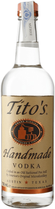 Free Shipping | Vodka Tito's Handmade United States 70 cl