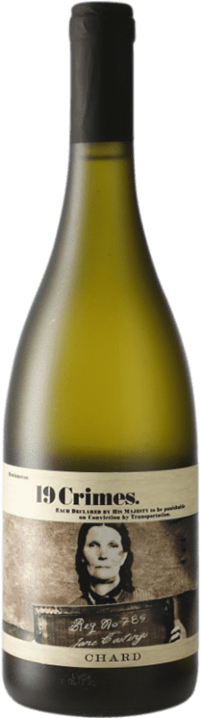 Envoi gratuit | Vin blanc 19 Crimes Chard I.G. Southern Australia Australie méridionale Australie Chardonnay 75 cl