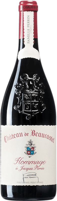 589,95 € | Red wine Château Beaucastel Hommage à Jacques Perrin 2009 A.O.C. Châteauneuf-du-Pape France Syrah, Mourvèdre Bottle 75 cl