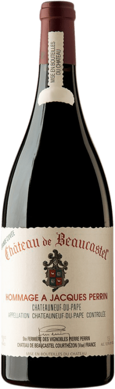 797,95 € Envio grátis | Vinho tinto Famille Perrin Château de Beaucastel Hommage à Jacques Perrin A.O.C. Châteauneuf-du-Pape Garrafa Magnum 1,5 L