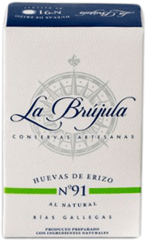 19,95 € 免费送货 | 海鲜罐头 La Brújula Huevas de Erizo al Natural