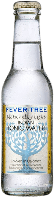 Envio grátis | Refrescos e Mixers Fever-Tree Indian Light Tonic Water Reino Unido Garrafa Pequena 20 cl