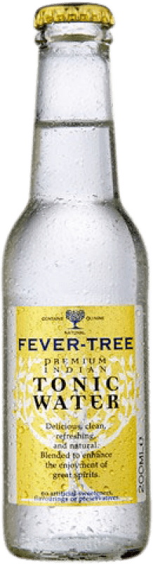 Envio grátis | Refrescos e Mixers Fever-Tree Indian Tonic Water Reino Unido Garrafa Pequena 20 cl