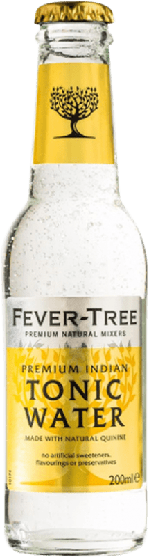 Spedizione Gratuita | Bibite e Mixer Fever-Tree Indian Tonic Water Regno Unito Piccola Bottiglia 20 cl