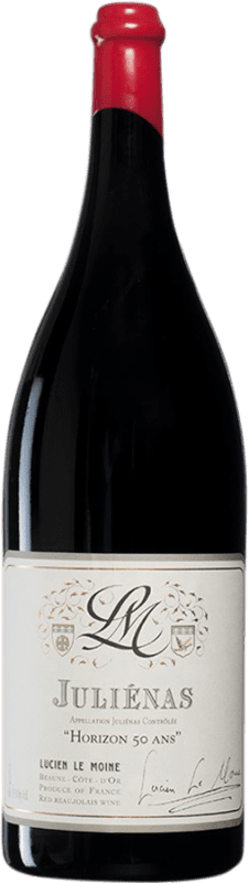 377,95 € Spedizione Gratuita | Vino Rosso Lucien Le Moine Juliénas Horizon 50 Ans A.O.C. Côte de Beaune Bottiglia Jeroboam-Doppio Magnum 3 L