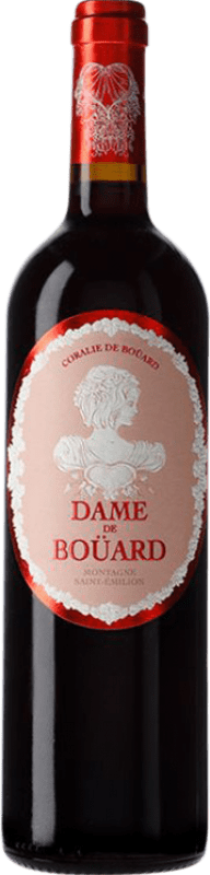 Бесплатная доставка | Красное вино Château Dame de Boüard La Dame de Boüard A.O.C. Saint-Émilion Бордо Франция Merlot — Мерло, Cabernet Sauvignon — Каберне Совиньон, Cabernet Franc — Каберне Фран 75 cl