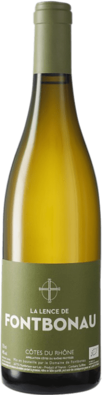 Бесплатная доставка | Белое вино Domaine de Fontbonau La Lence A.O.C. Côtes du Rhône Франция Roussanne — Руссан, Viognier — Вионье 75 cl Бесплатная доставка | Белое вино Domaine de Fontbonau La Lence A.O.C. Côtes du Rhône Франция Roussanne — Руссан, Viognier — Вионье 75 cl