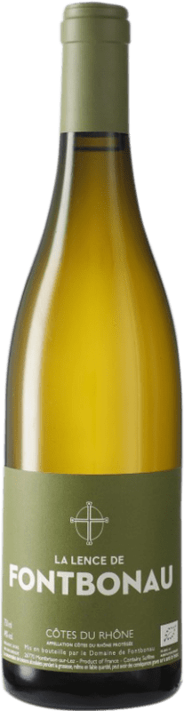 Бесплатная доставка | Белое вино Fontbonau La Lence A.O.C. Côtes du Rhône Франция Roussanne, Viognier 75 cl