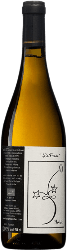 Free Shipping | White wine Herbel La Pointe France Chenin White Organic 75 cl