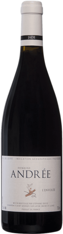 Free Shipping | Red wine Andrée L'Envolée A.O.C. Anjou Loire France Gamay 75 cl