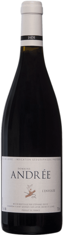 Envío gratis | Vino tinto Domaine Andrée L'Envolée A.O.C. Anjou Loire Francia Gamay Ecológico 75 cl