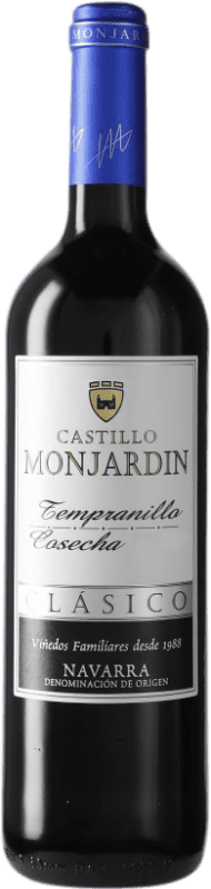5,95 € Free Shipping | Red wine Castillo de Monjardín D.O. Navarra Navarre Spain Tempranillo Bottle 75 cl