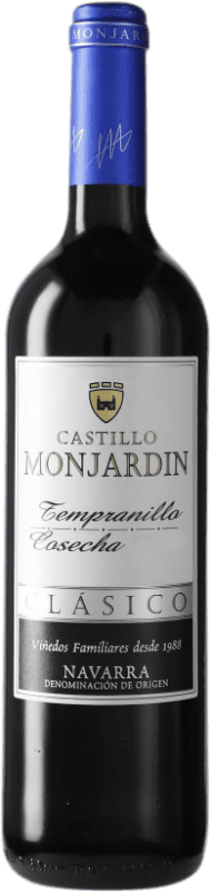 5,95 € | Vin rouge Castillo de Monjardín D.O. Navarra Navarre Espagne Tempranillo 75 cl