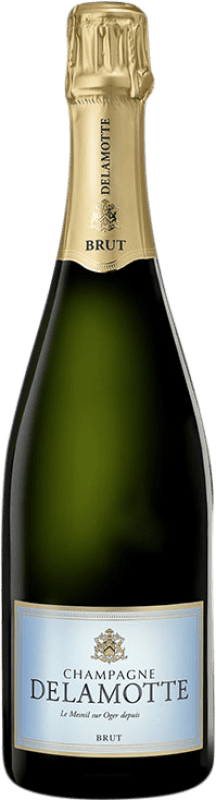 111,95 € 送料無料 | 白スパークリングワイン Delamotte Brut A.O.C. Champagne マグナムボトル 1,5 L