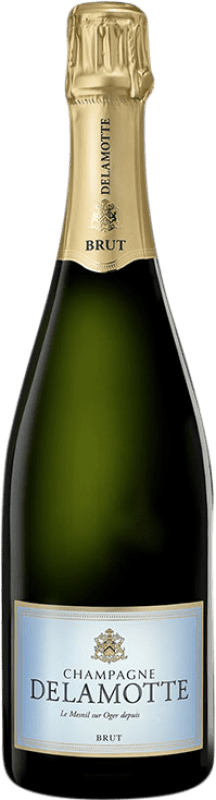 85,95 € | 白起泡酒 Delamotte Brut — 起泡酒 干型 A.O.C. Champagne 香槟酒 法国 Pinot Noir — 黑皮诺, Chardonnay — 莎当妮, Pinot Meunier — 黑皮诺·莫尼耶 大瓶 — Magnum 1,5 L
