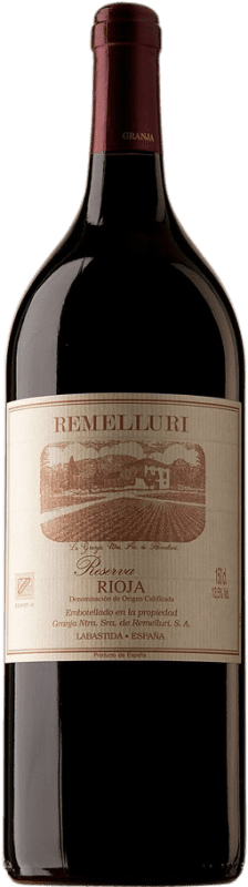 44,95 € | Red wine Ntra. Sra. de Remelluri Reserva D.O.Ca. Rioja Spain Tempranillo, Grenache, Graciano, Mazuelo, Viura Magnum Bottle 1,5 L