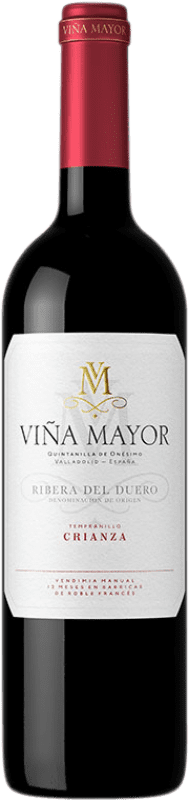 Free Shipping | Red wine Viña Mayor Aged D.O. Ribera del Duero Castilla y León Spain Tempranillo 75 cl