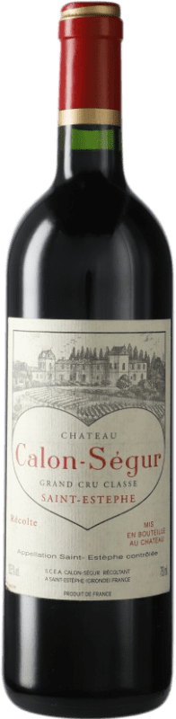 178,95 € Free Shipping | Red wine Château Calon Ségur 1996 A.O.C. Bordeaux Bordeaux France Merlot, Cabernet Sauvignon Bottle 75 cl
