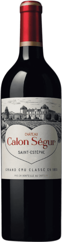 Бесплатная доставка | Красное вино Château Calon Ségur 1996 A.O.C. Bordeaux Бордо Франция Merlot, Cabernet Sauvignon 75 cl