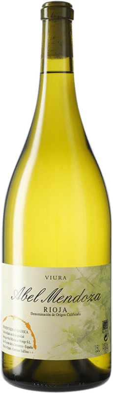 57,95 € Envoi gratuit | Vin blanc Abel Mendoza D.O.Ca. Rioja Bouteille Magnum 1,5 L