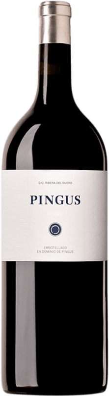 8 458,95 € Envío gratis | Vino tinto Dominio de Pingus D.O. Ribera del Duero Ecológico Botella Jéroboam-Doble Mágnum 3 L