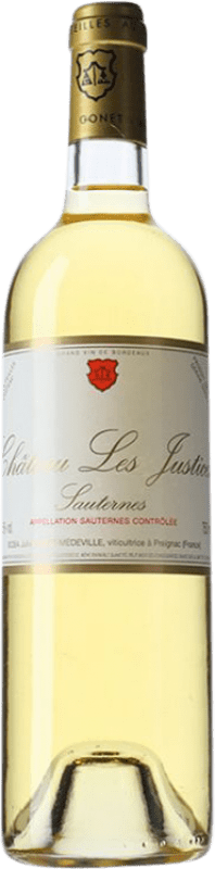 Spedizione Gratuita | Vino Bianco Château Les Justices A.O.C. Sauternes bordò Francia Sémillon, Muscadelle 75 cl