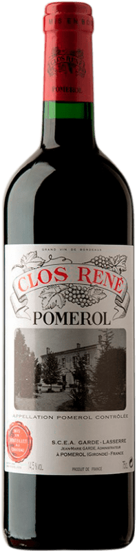 Бесплатная доставка | Красное вино Clos René A.O.C. Pomerol Бордо Франция Merlot — Мерло, Cabernet Franc — Каберне Фран, Malbec — Мальбек 75 cl
