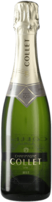 Free Shipping | White Sparkling Wine Mas Collet Brut A.O.C. Champagne Champagne France Pinot Noir, Chardonnay, Pinot Meunier Half Bottle 37 cl