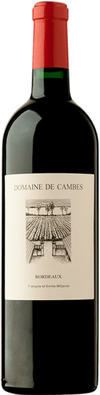 Envio grátis | Vinho tinto Domaine de Cambes A.O.C. Bordeaux Bordeaux França Merlot, Cabernet Franc, Malbec Garrafa Magnum 1,5 L
