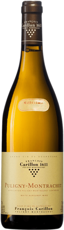 Free Shipping | White wine François Carillon A.O.C. Puligny-Montrachet Burgundy France Chardonnay 75 cl