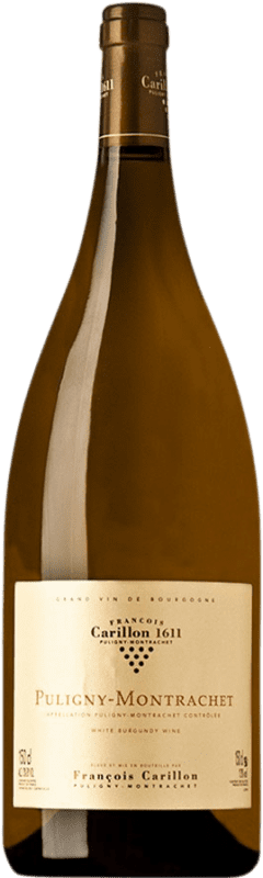 Free Shipping | White wine François Carillon A.O.C. Puligny-Montrachet Burgundy France Chardonnay Magnum Bottle 1,5 L