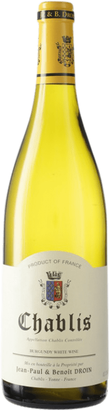 Envoi gratuit | Vin blanc Jean-Paul & Benoît Droin A.O.C. Chablis Bourgogne France 75 cl