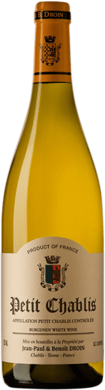 Envoi gratuit | Vin blanc Jean-Paul & Benoît Droin A.O.C. Petit-Chablis Bourgogne France 75 cl