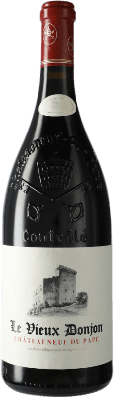154,95 € Kostenloser Versand | Rotwein Le Vieux Donjon A.O.C. Châteauneuf-du-Pape Magnumflasche 1,5 L