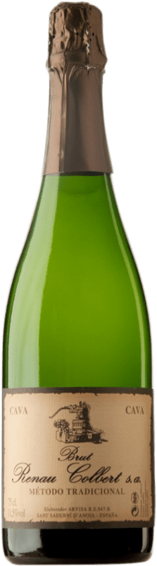 Бесплатная доставка | Белое игристое Renau Colbert брют D.O. Cava Испания Macabeo, Xarel·lo, Parellada 75 cl