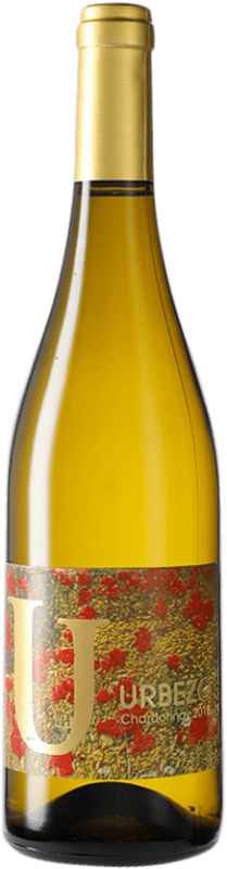 Бесплатная доставка | Белое вино Solar de Urbezo D.O. Cariñena Испания Chardonnay — Шардоне 75 cl
