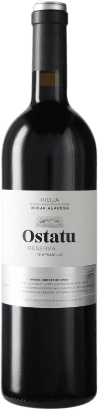 17,95 € Free Shipping | Red wine Ostatu Reserva D.O.Ca. Rioja Spain Tempranillo Bottle 75 cl