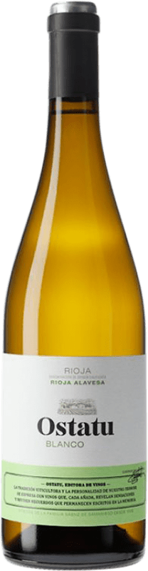 6,95 € Free Shipping | White wine Ostatu D.O.Ca. Rioja Spain Tempranillo Bottle 75 cl