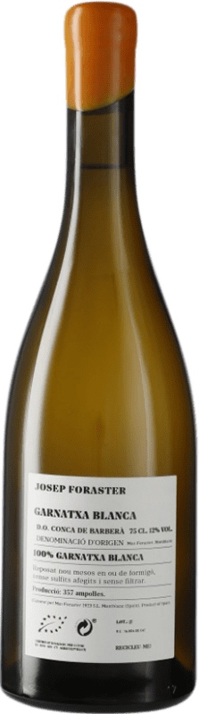 Envoi gratuit | Vin blanc Josep Foraster D.O. Conca de Barberà Catalogne Espagne Grenache Blanc 75 cl