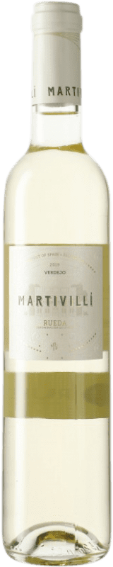 6,95 € 免费送货 | 白葡萄酒 Ángel Lorenzo Cachazo Martivillí D.O. Rueda 中瓶装 50 cl