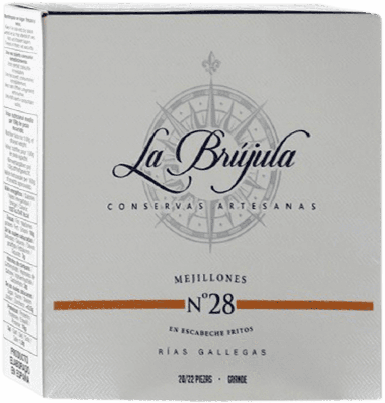 免费送货 | 海鲜罐头 La Brújula Mejillones 西班牙 20/25 件 免费送货 | 海鲜罐头 La Brújula Mejillones 西班牙 20/25 件