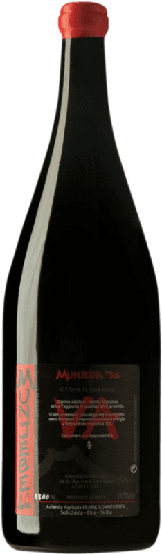251,95 € Free Shipping | Red wine Frank Cornelissen Munjebel 9VA I.G.T. Terre Siciliane Organic Magnum Bottle 1,5 L