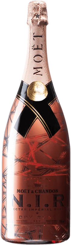 Envio grátis | Espumante rosé Moët & Chandon N.I.R. Nectar Impérial Rosé A.O.C. Champagne Champagne França Pinot Preto, Chardonnay, Pinot Meunier Garrafa Magnum 1,5 L